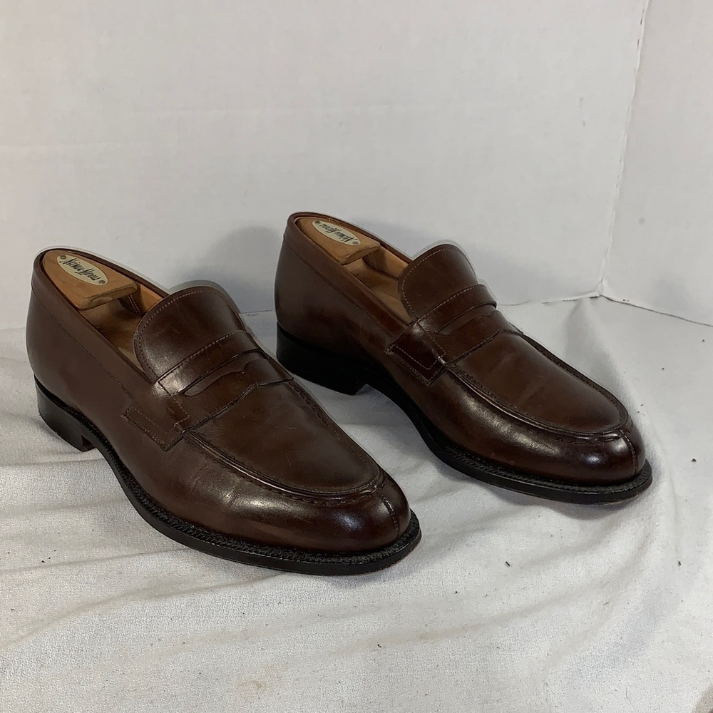 Church's English Mens Brown Darwin Leather Penny Loafers Size 90 F93 UK/ US 10